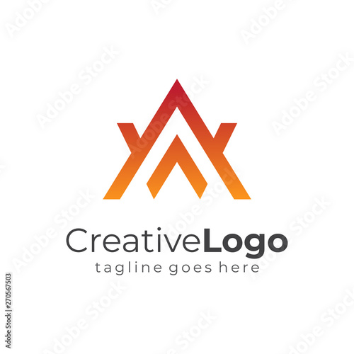 Letter AW Logo Usable For Business, Branding , Graphic Resources and More | Gradient Flat Vector Design