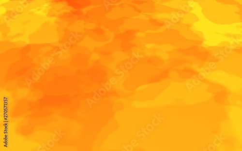 Abstract Fire Background with Flames. Wall of Fire. Glare on the water. 3D illustration