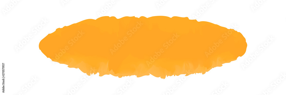 orange stripe painted in watercolor on clean white background, orange watercolor brush strokes, illustration paint brush digital soft concept water color art, colors acrylic water color paint stains