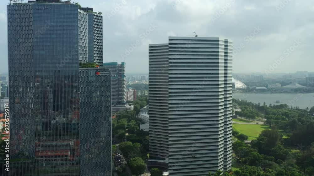 day time flight over singapore city center bay aerial panorama 4k day time flight over singapore city center bay aerial panorama 4k