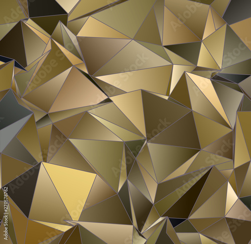 Fototapeta Naklejka Na Ścianę i Meble -  Abstract Low-Poly background. triangulated texture. Design 3d. Polygonal geometrical pattern. Triangular modern style