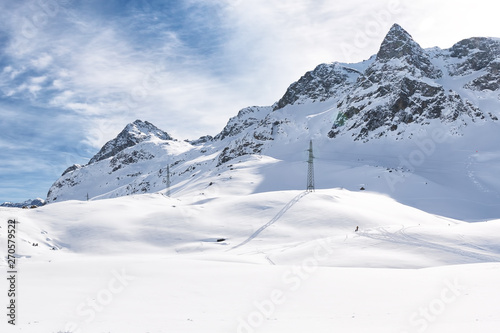Julier mountain pass near Sankt Moritz, Grisons, Switzerland, Europe