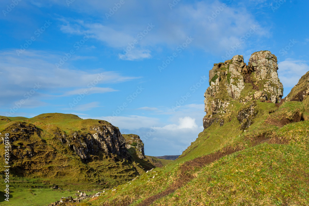 Fairy Glen at Isle of Skye