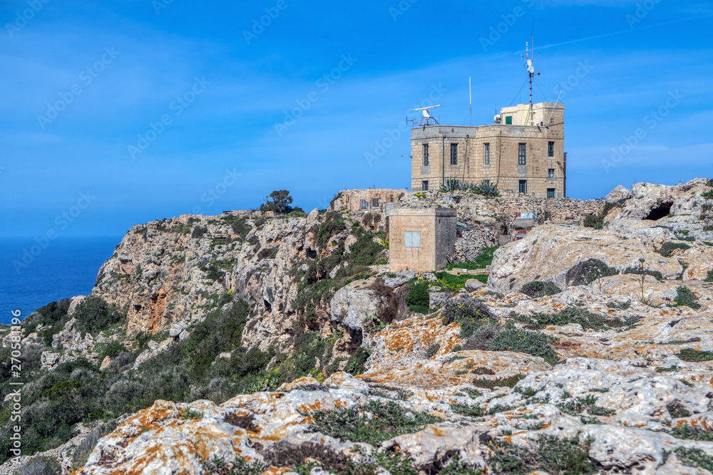 Weather station near Dingli Cliffs, Malta