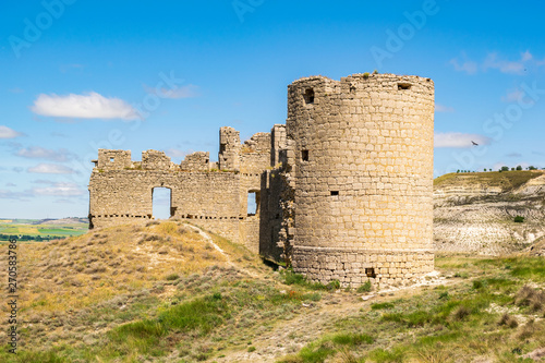Castle of Hornillos de Cerrato in Palencia (Castilla y Leon, Spain)