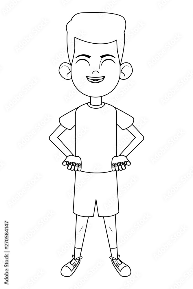 little kid avatar cartoon character black and white little kid avatar cartoon character black and white