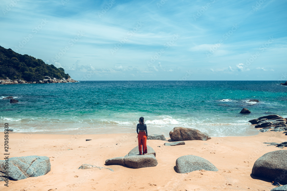 Beach Beautiful beach In the island Summer holiday Beach Beautiful beach In the island Summer holiday