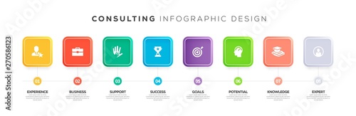 CONSULTING INFOGRAPHIC CONCEPT