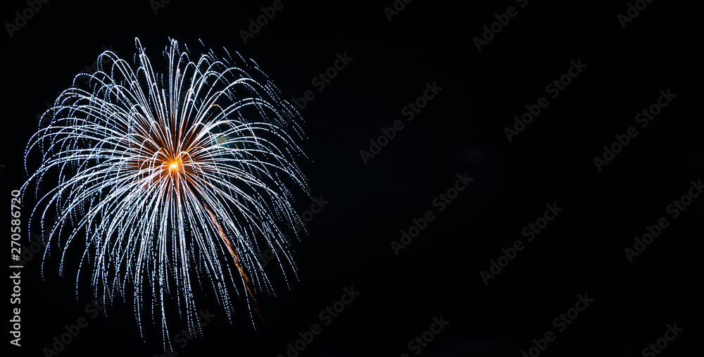Beautiful Fireworks on the sky background. Beautiful Fireworks on the sky background.