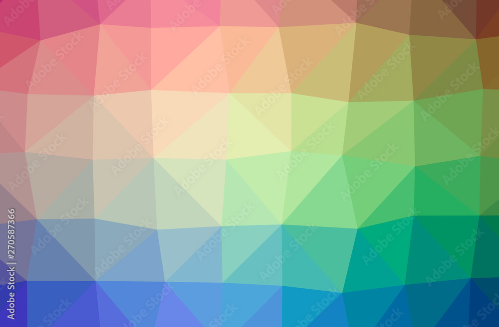 Illustration of abstract Blue, Green, Red And Yellow horizontal low poly background. Beautiful polygon design pattern. Illustration of abstract Blue, Green, Red And Yellow horizontal low poly background. Beautiful polygon design pattern.