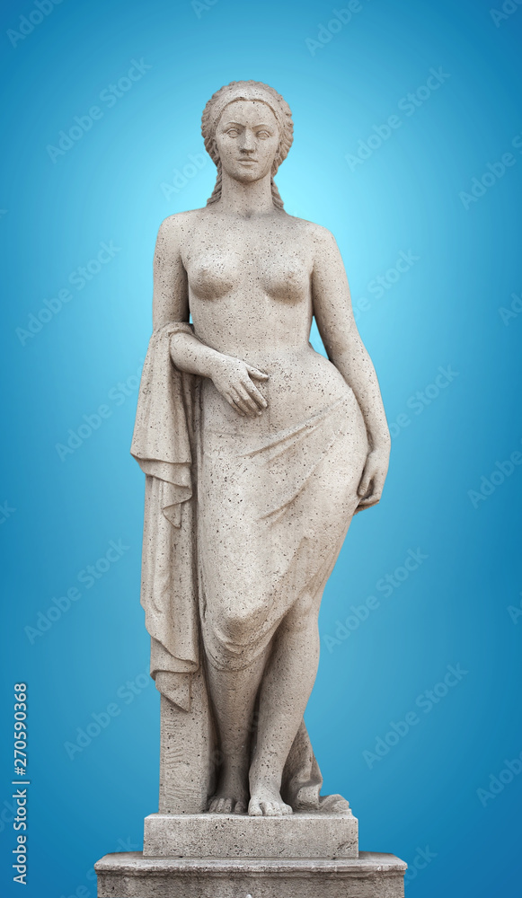 Obraz premium stone statue to a beautiful girl
