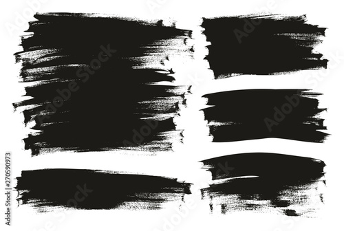 Calligraphy Paint Thin Brush Background Long High Detail Abstract Vector Background Mix Set 152