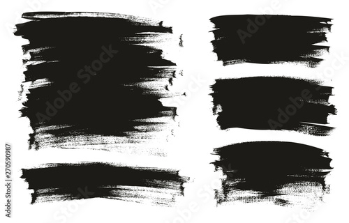 Calligraphy Paint Thin Brush Background Long High Detail Abstract Vector Background Mix Set 151