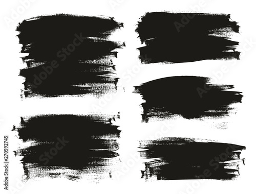 Calligraphy Paint Thin Brush Background Long High Detail Abstract Vector Background Mix Set 29