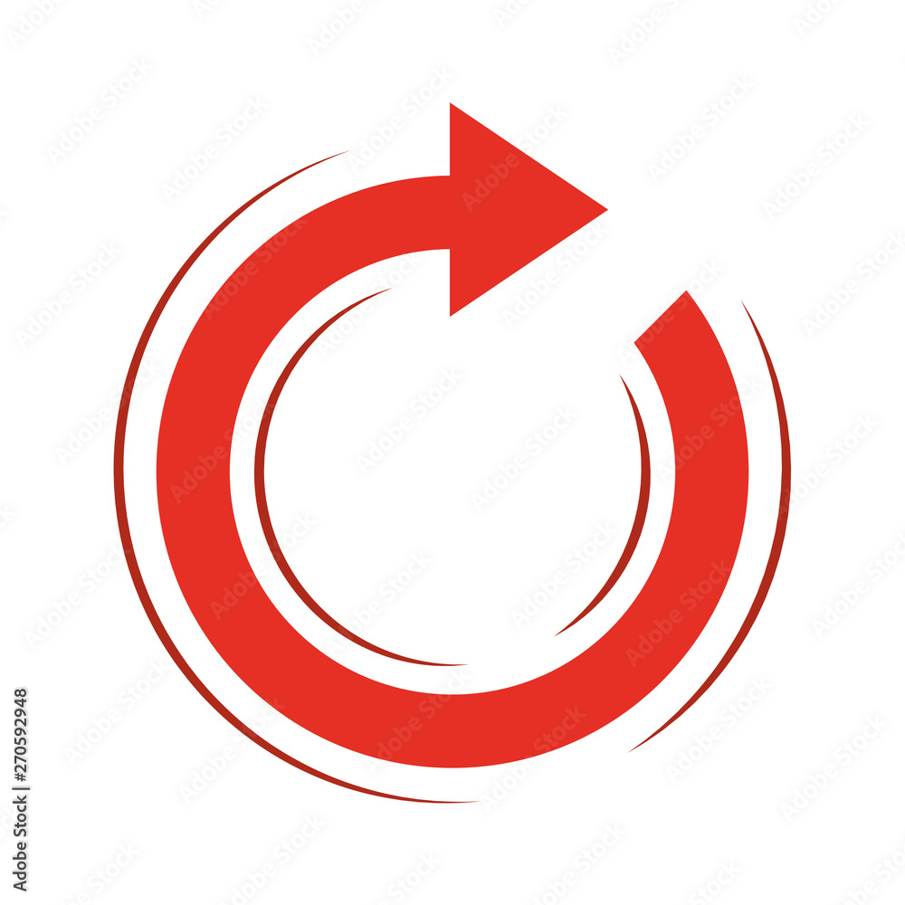 round arrow icon vector illustration round arrow icon vector illustration