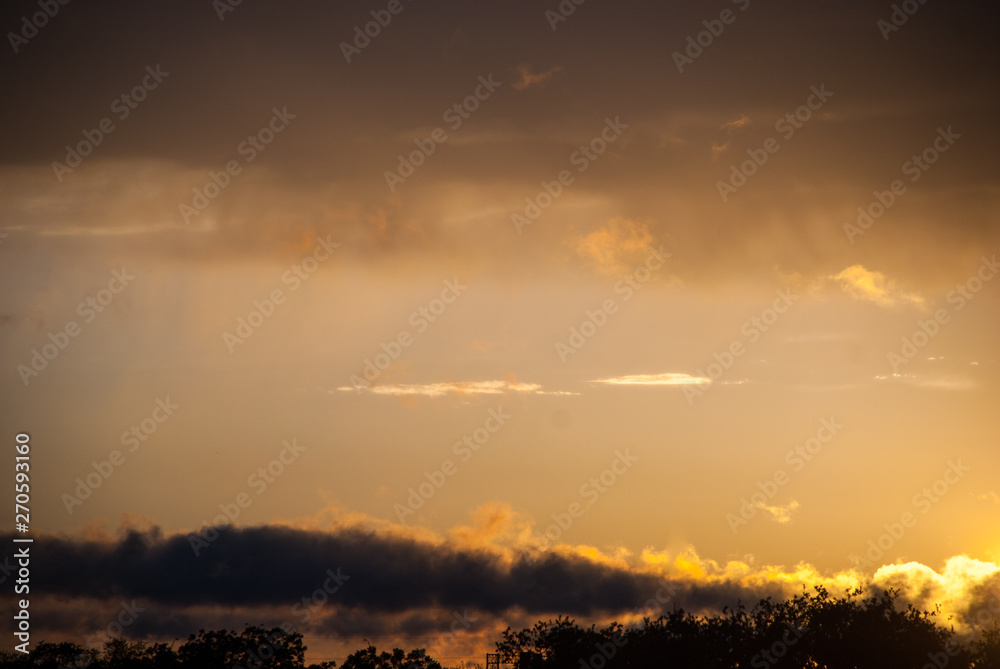 Fototapeta premium Golden Hour Sky