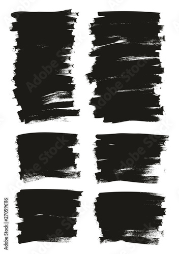 Calligraphy Paint Thin Brush Background Short High Detail Abstract Vector Background Mix Set 70
