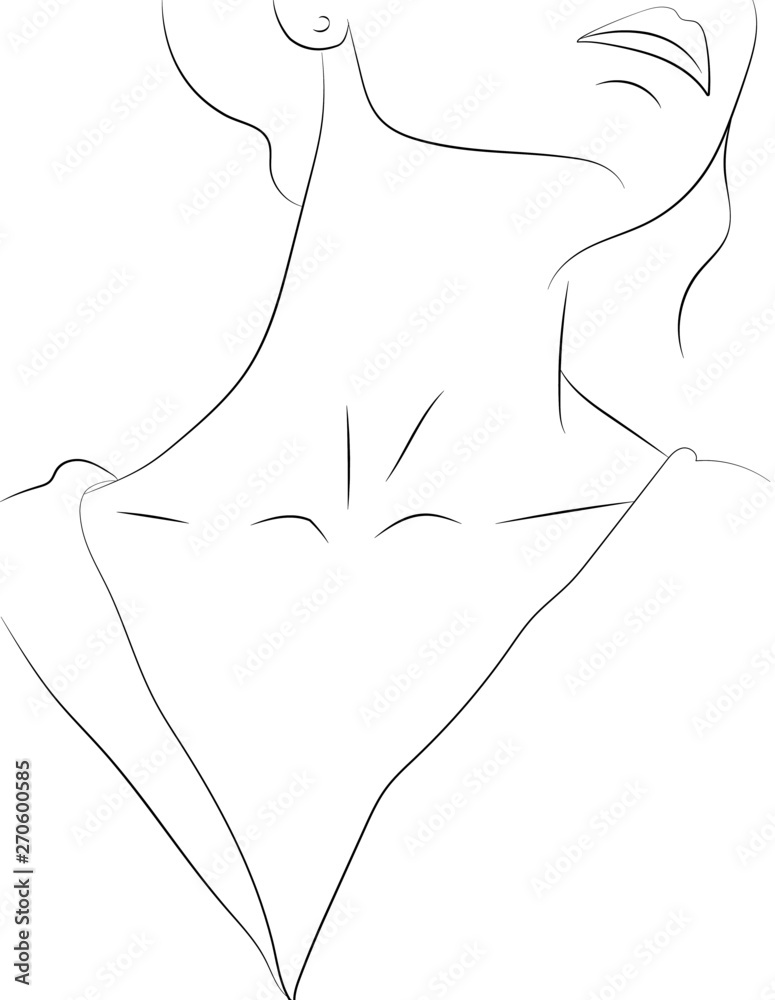 Body printable art, Minimalist print, Modern art, Line art, Home decor, Digital art, Woman illustration Body printable art, Minimalist print, Modern art, Line art, Home decor, Digital art, Woman illustration