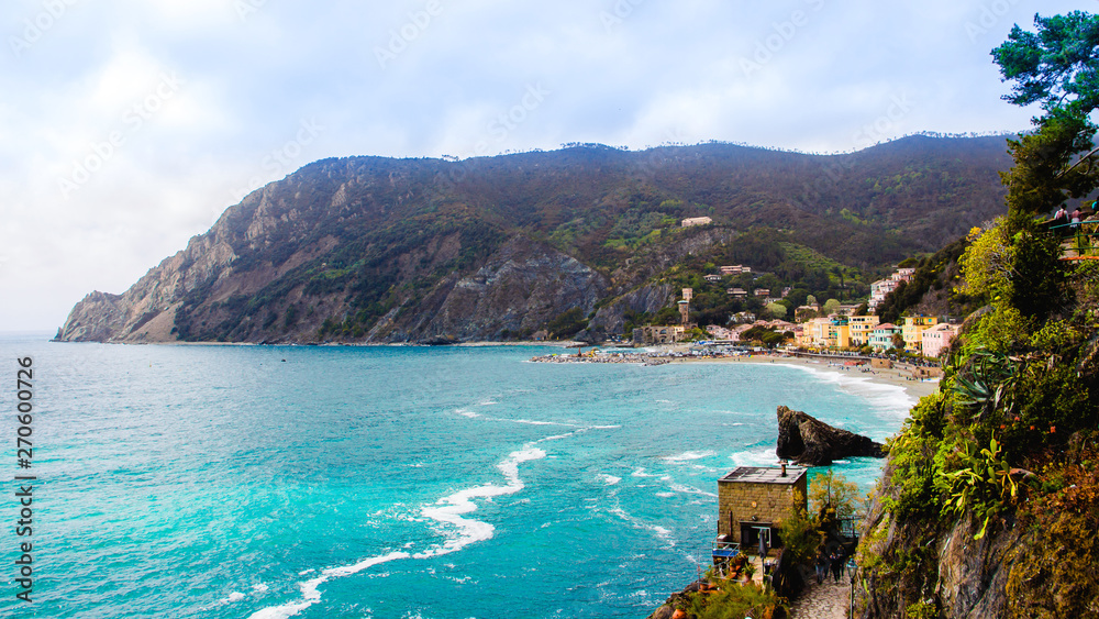 Monterosso al Mare, a village in the Cinque Terre, italy