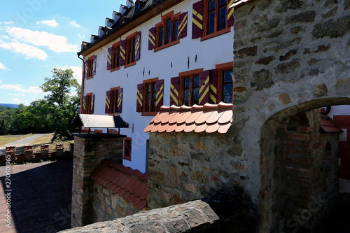 Castle, Hutten castle, Bad Soden-Salmunster, Hesse, Germany, Europe photo