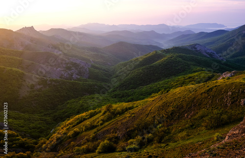 Sunrise in the Crimean mountains © Igor Luschay