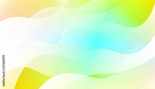 Geometric wave shape with Smooth Abstract Colorful Gradient Backgrounds. For Brochure, Banner, Wallpaper, Mobile Screen. Vector Illustration.