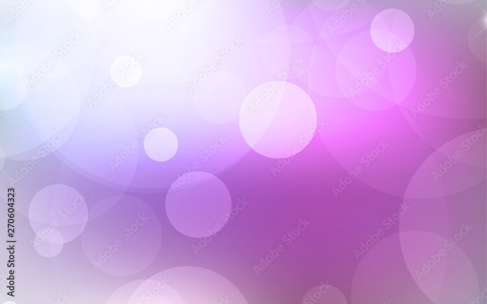 Abstract Bokeh white circle background
