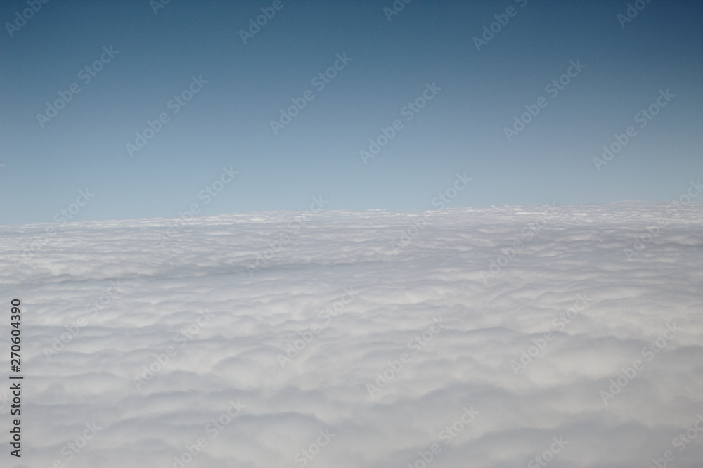 Ciel et nuages depuis avion