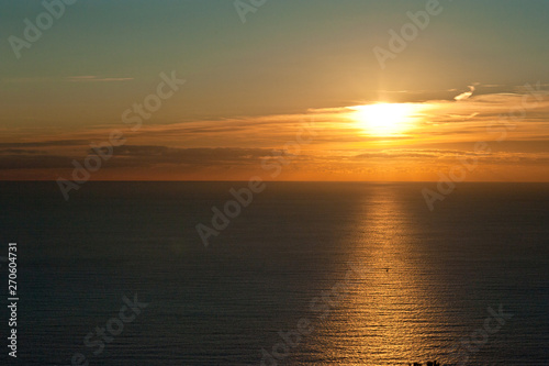 Sunset, cinque terre, Liguria, Italy