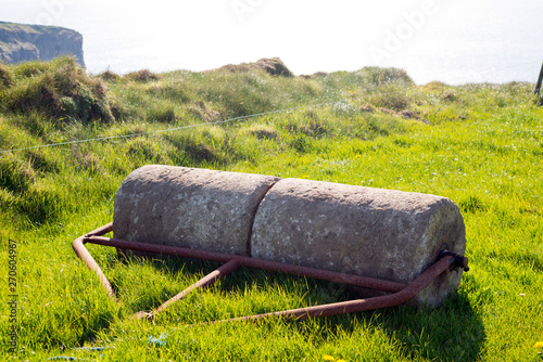 rustic concrete roller