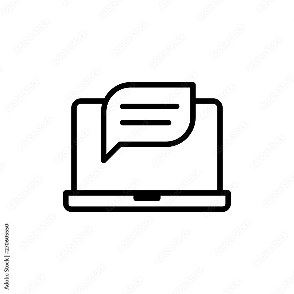 E learning icon vector illustration sign E learning icon vector illustration sign