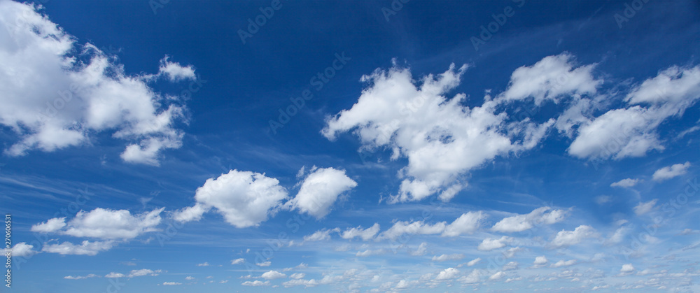 Blue sky clouds background. Beautiful landscape with clouds on sky Blue sky clouds background. Beautiful landscape with clouds on sky