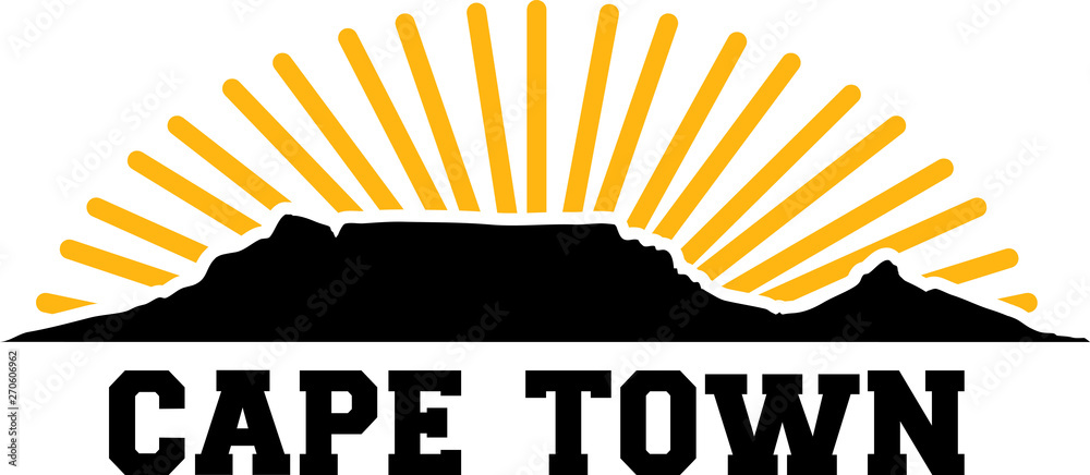 Fototapeta premium Kapsztad zachód słońca