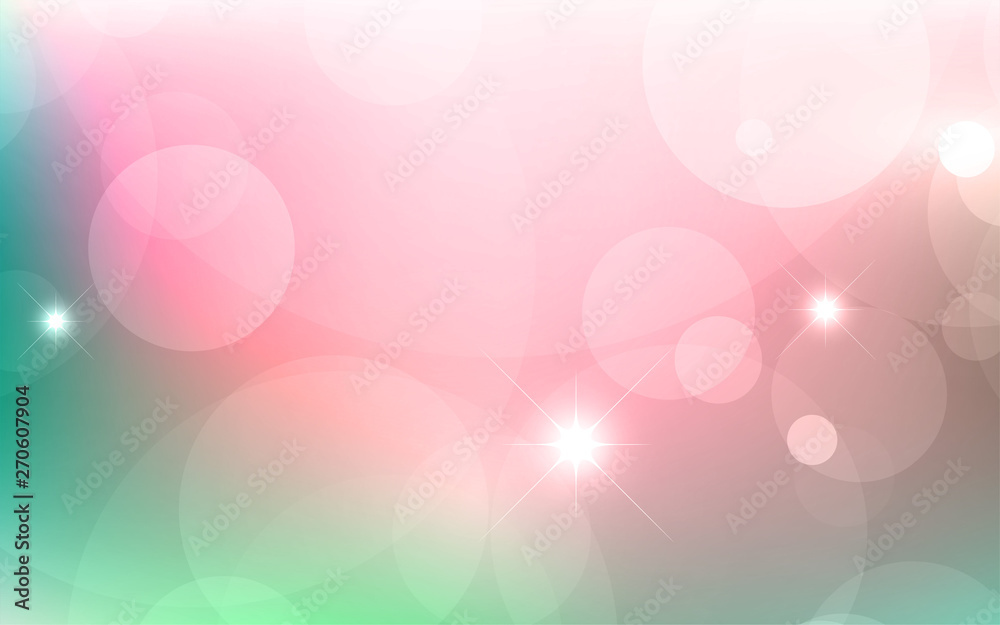 Abstract Bokeh white circle background