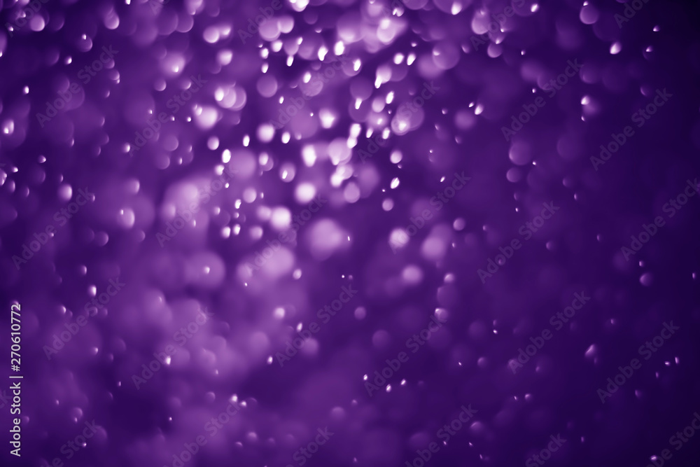 Fototapeta premium Bokeh purple proton background abstract