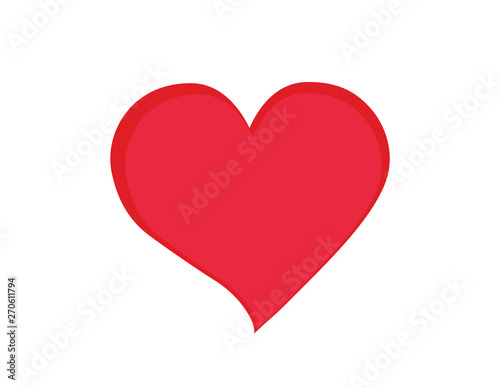 Free Download Vector red heart icon. President Valentino, love, romance, happiness. Icon. - GFXLoad