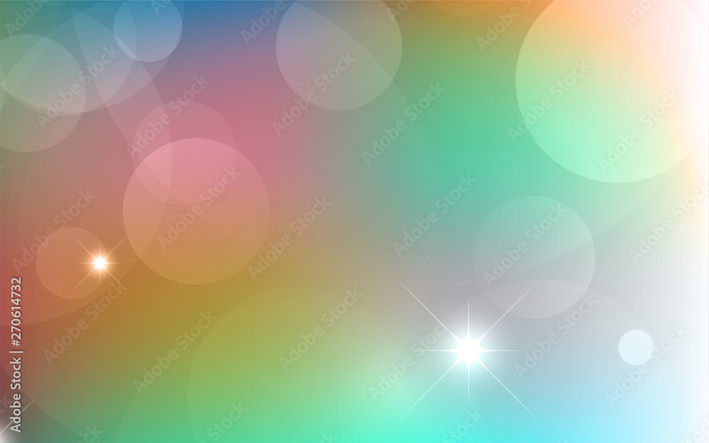 Abstract Bokeh white circle background