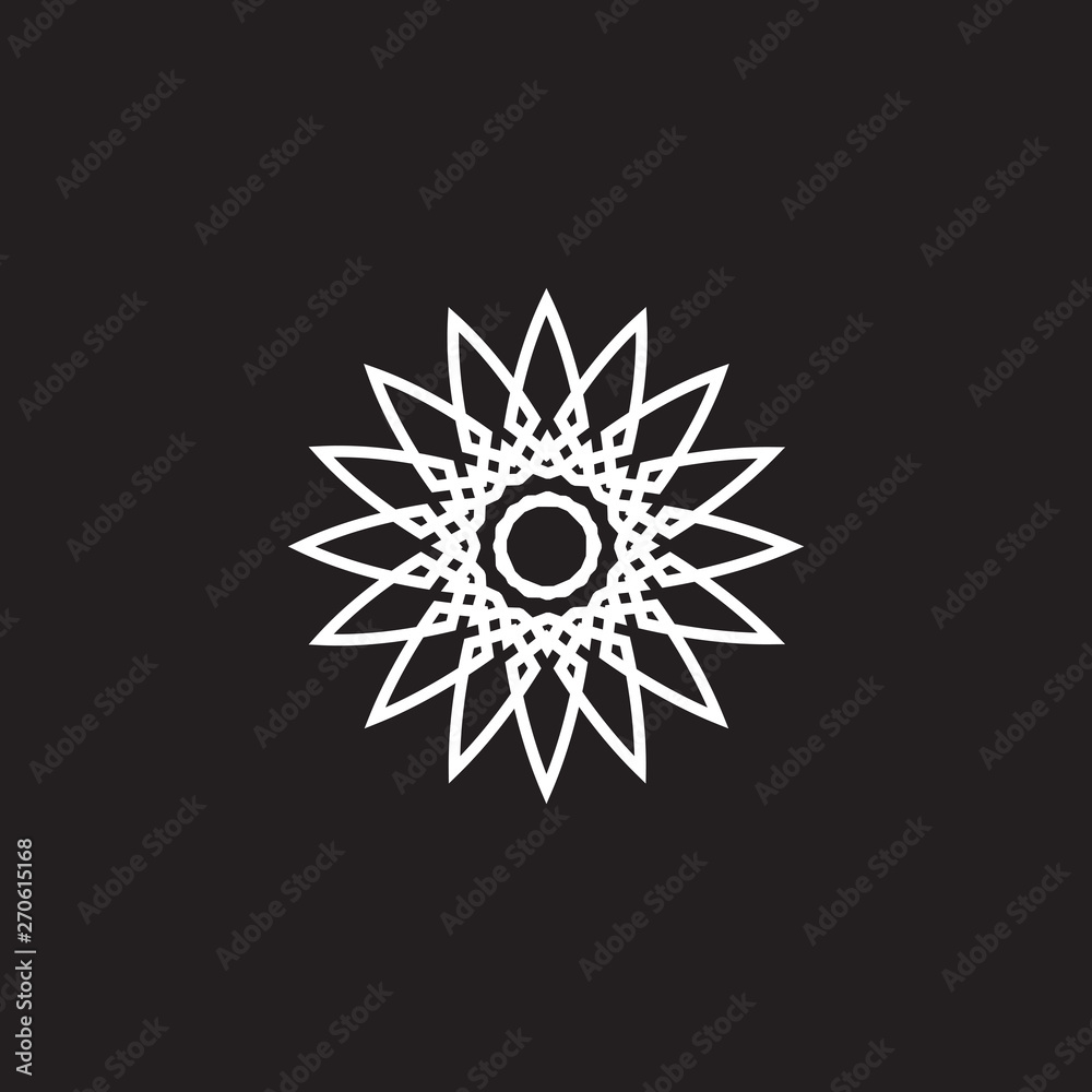 Ornament flower of life design vector template Ornament flower of life design vector template