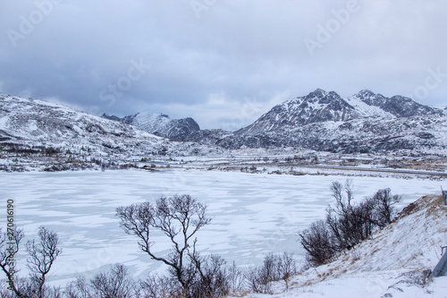 winter scene in norway scandinavia © PnPy