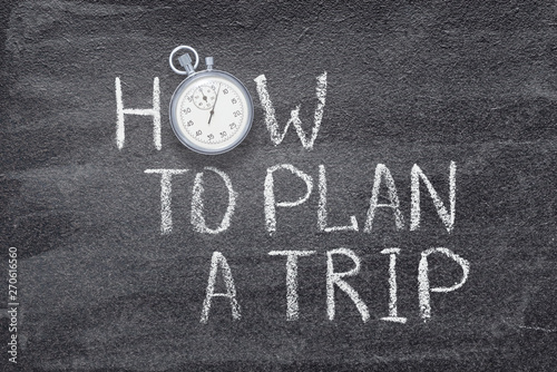 how to plan trip watch
