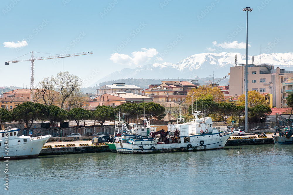 River and city of Pescara