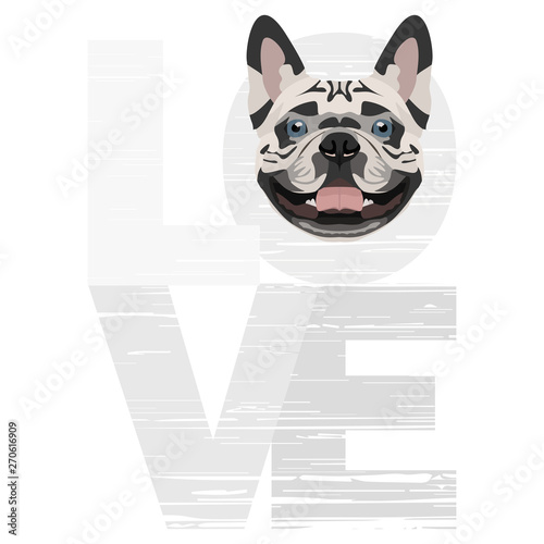 Love Französische Bulldogge