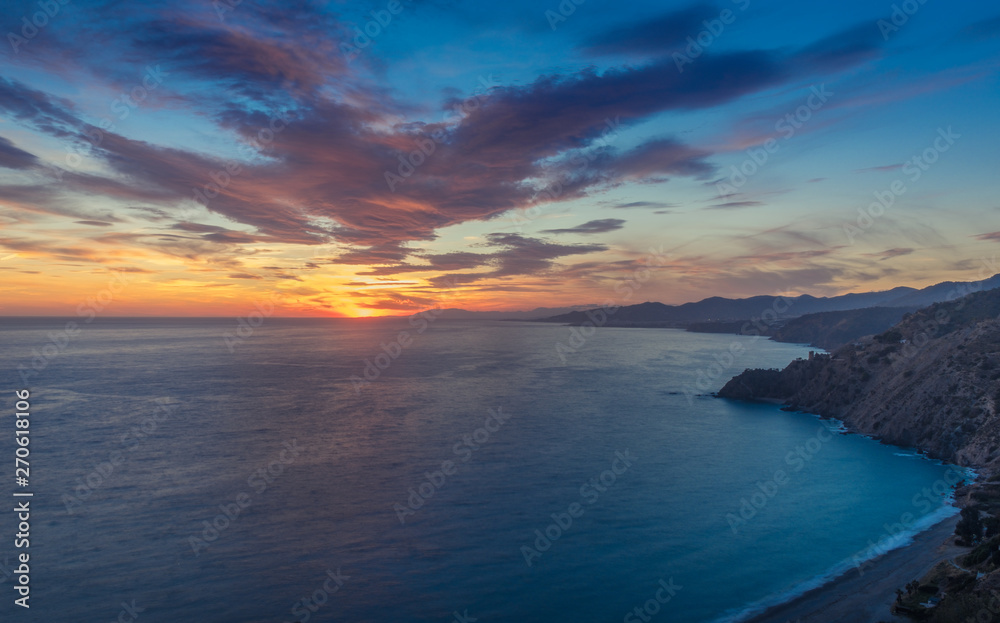 Fototapeta premium Sunset in the west