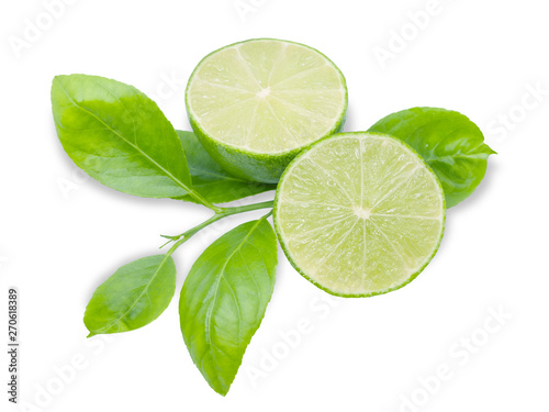 lemon green isolated