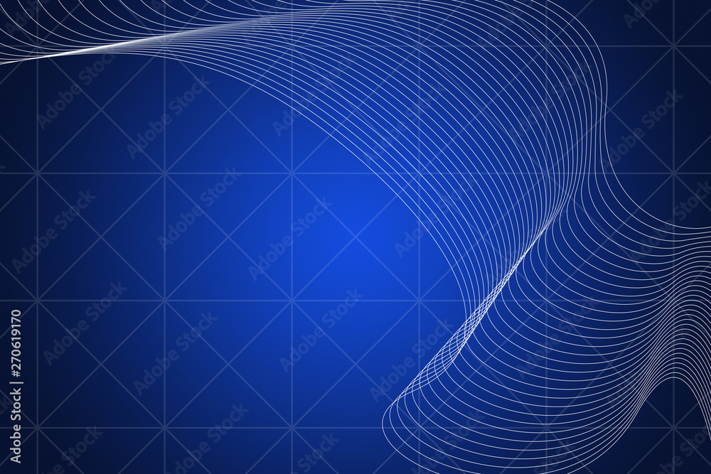 Naklejka premium abstract, blue, design, line, wave, light, technology, wallpaper, lines, backdrop, illustration, motion, pattern, waves, digital, curve, art, texture, fractal, graphic, computer, space, futuristic