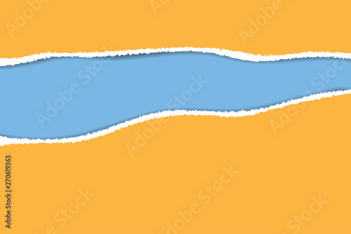 Ripped paper. Vector of ripped paper. The paper was ripped background.