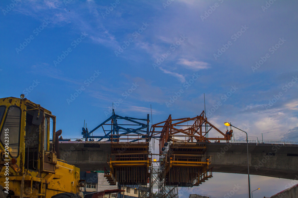 cranes in the port