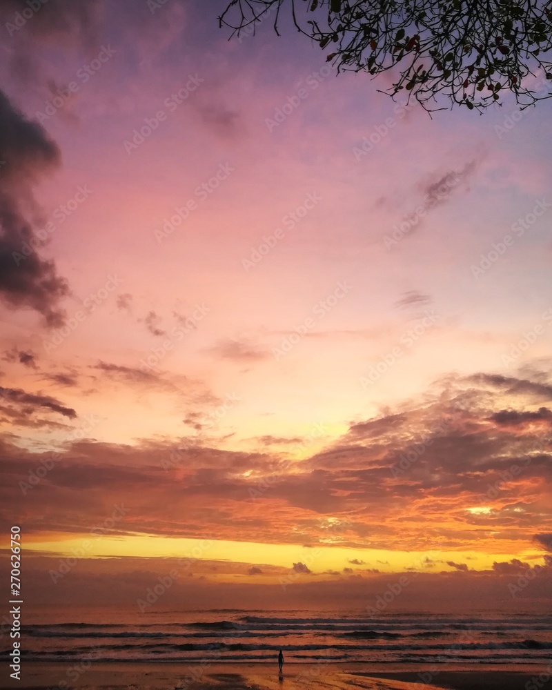 Fototapeta premium sunset in the mountains