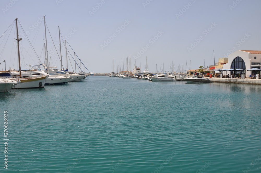 The beautiful Limassol Marina in Cyprus The beautiful Limassol Marina in Cyprus