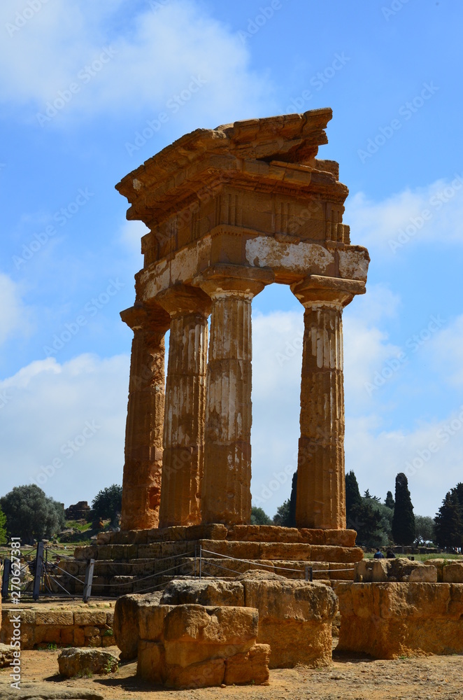 Temple of the Dioscuri in Agrigento